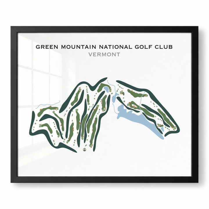 Green Mountain National Golf Club, Vermont - Printed Golf Courses