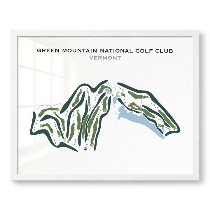 Green Mountain National Golf Club, Vermont - Printed Golf Courses