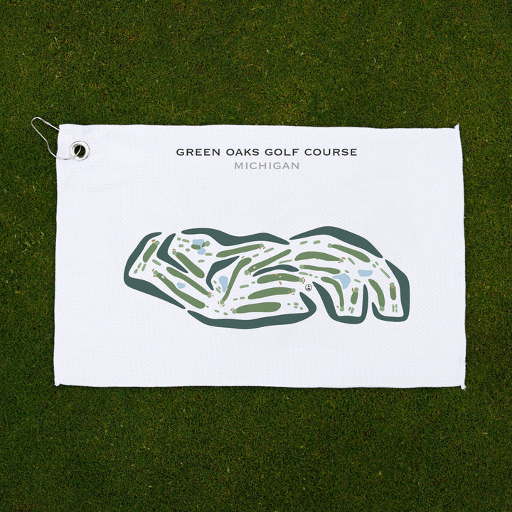 Green Oaks Golf Course, Michigan - Printed Golf Courses