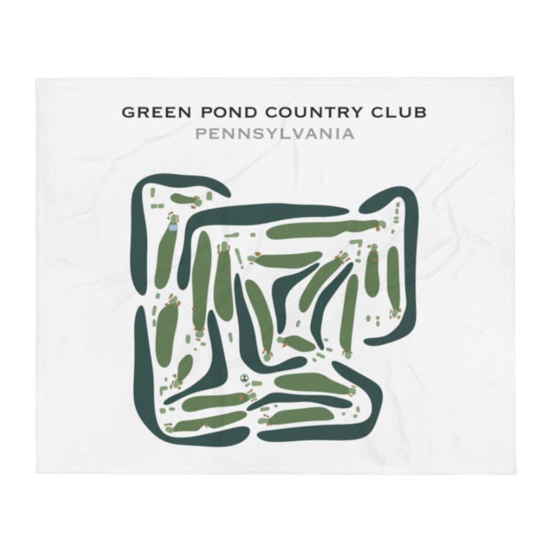 Green Pond Country Club, Pennsylvania - Printed Golf Courses