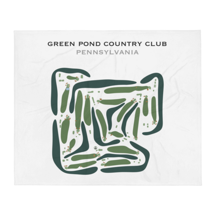 Green Pond Country Club, Pennsylvania - Printed Golf Courses