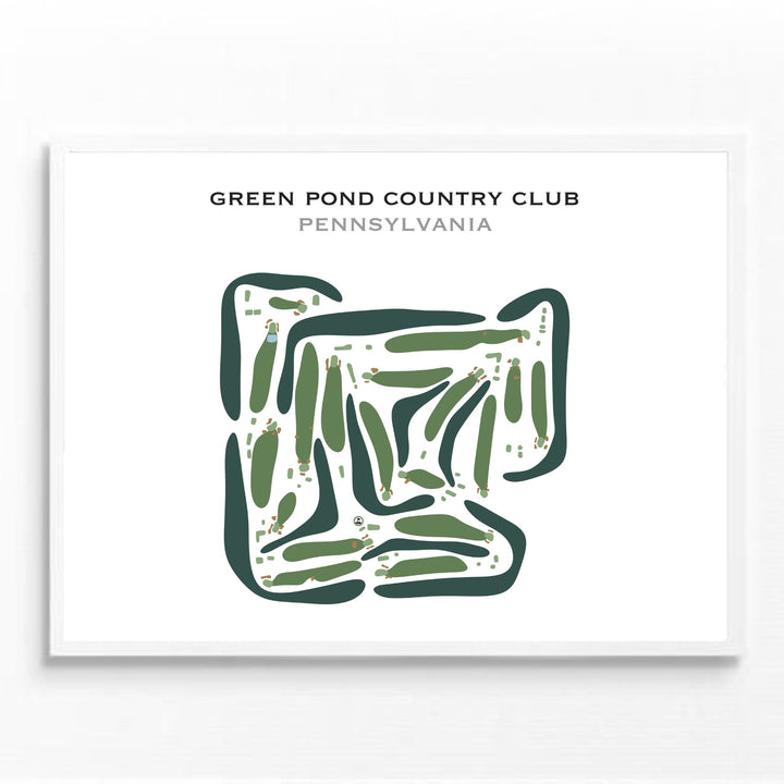 Green Pond Country Club, Pennsylvania - Printed Golf Courses