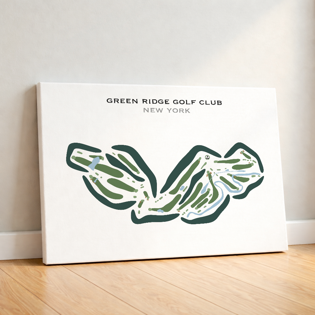 Green Ridge Golf Club, New York - Printed Golf Courses