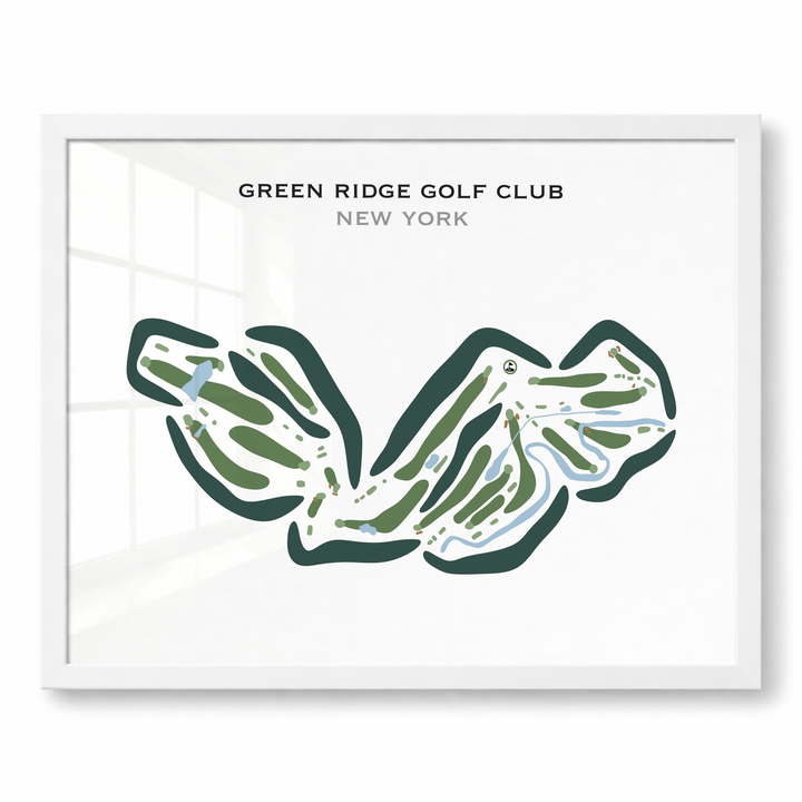 Green Ridge Golf Club, New York - Printed Golf Courses