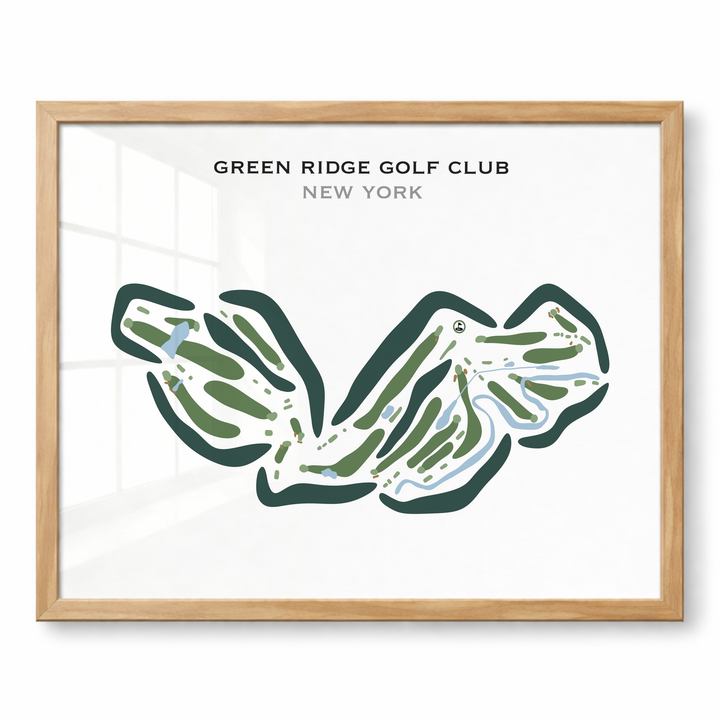 Green Ridge Golf Club, New York - Printed Golf Courses