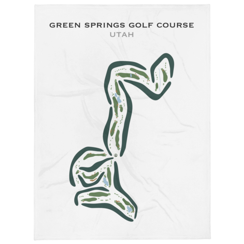 Green Springs Golf Course, Washington Utah - Printed Golf Courses