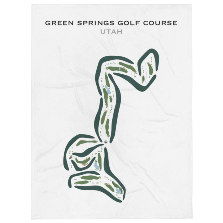 Green Springs Golf Course, Washington Utah - Printed Golf Courses