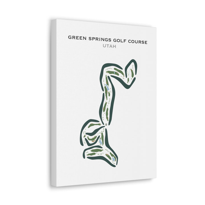 Green Springs Golf Course, Washington Utah - Printed Golf Courses