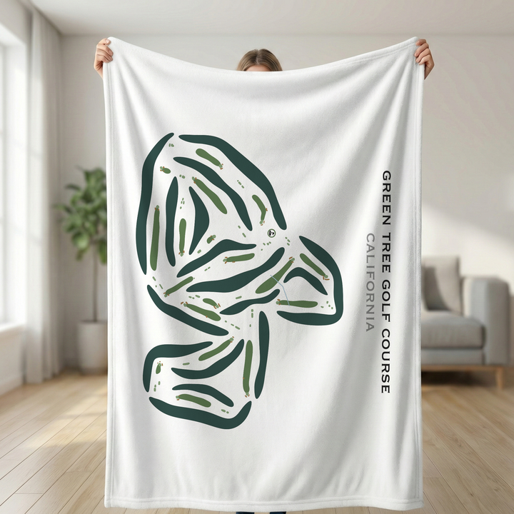 Green Tree Golf Course, California - Printed Golf Courses