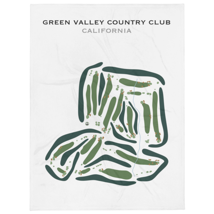 Green Valley Country Club, California - Printed Golf Courses