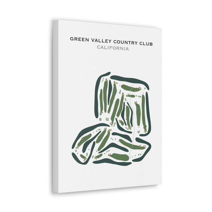 Green Valley Country Club, California - Printed Golf Courses