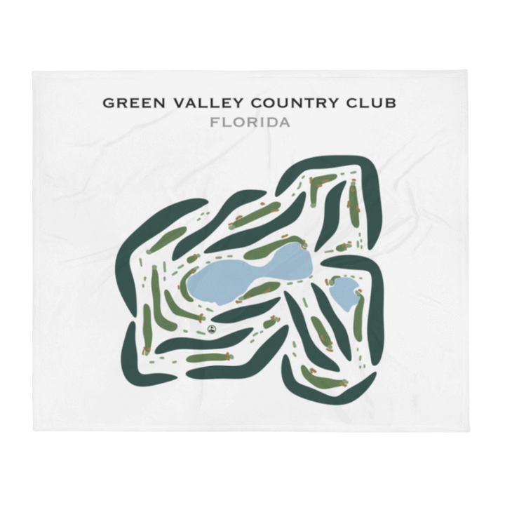 Green Valley Country Club, Florida - Printed Golf Courses