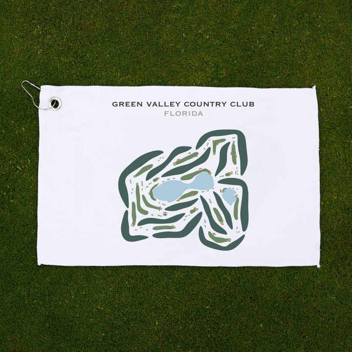 Green Valley Country Club, Florida - Printed Golf Courses