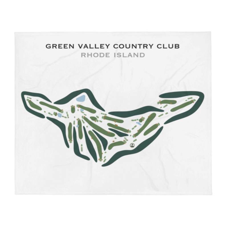 Green Valley Country Club, Rhode Island - Printed Golf Courses