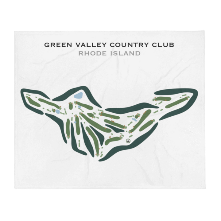 Green Valley Country Club, Rhode Island - Printed Golf Courses