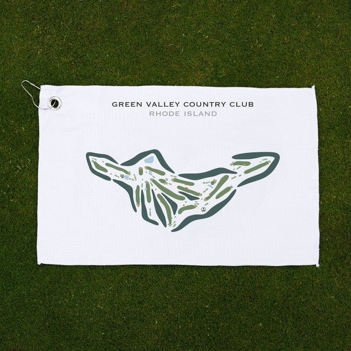 Green Valley Country Club, Rhode Island - Printed Golf Courses