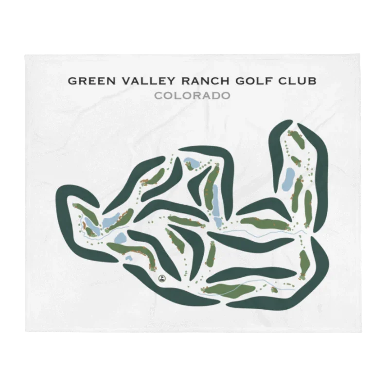 Green Valley Ranch Golf Club, Colorado - Printed Golf Courses