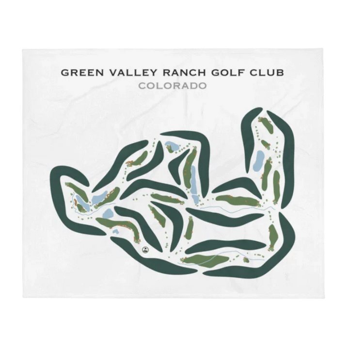 Green Valley Ranch Golf Club, Colorado - Printed Golf Courses