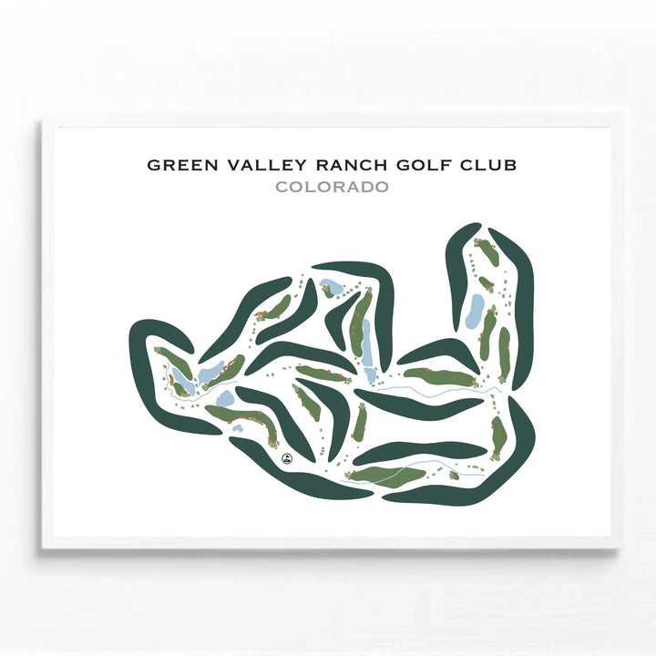 Green Valley Ranch Golf Club, Colorado - Printed Golf Courses