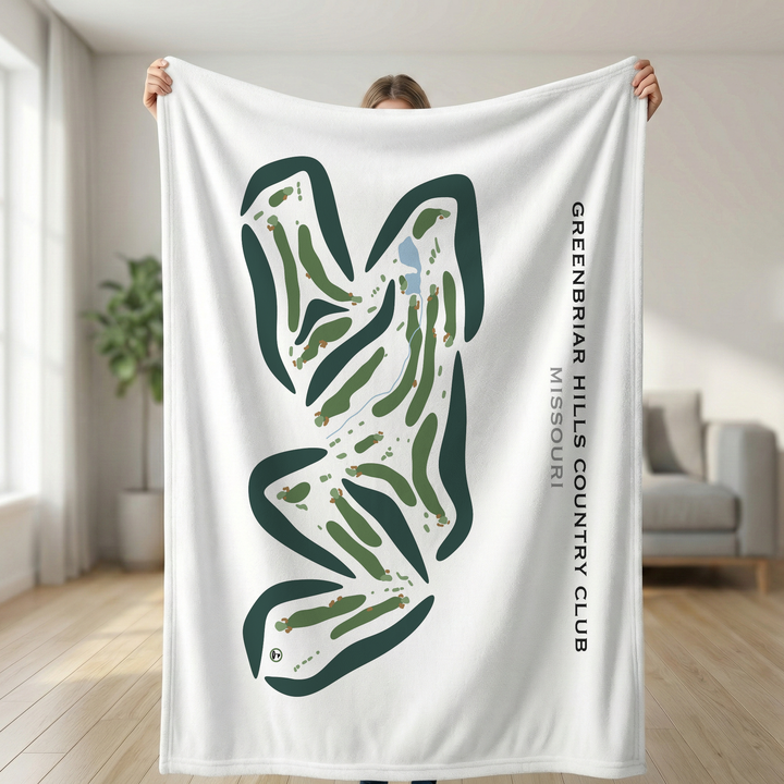 Greenbriar Hills Country Club, Missouri - Printed Golf Courses