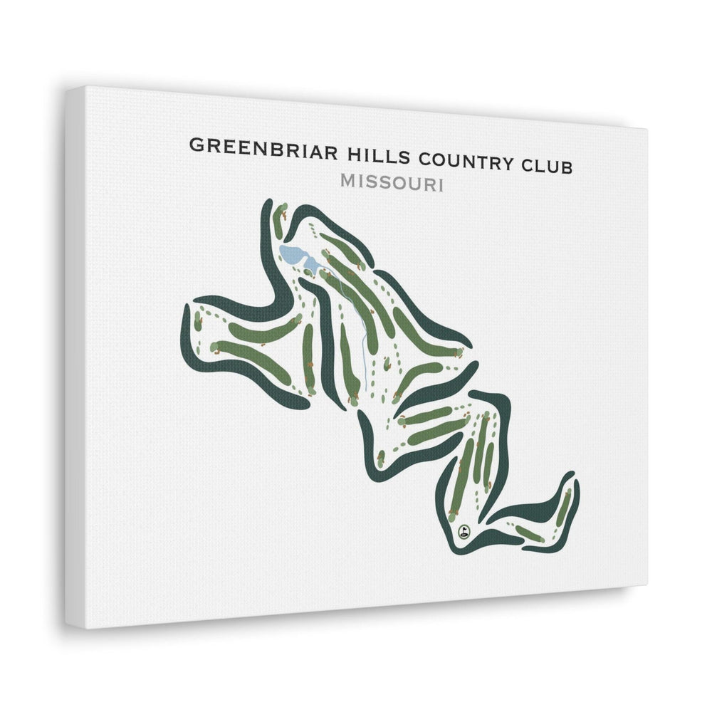 Greenbriar Hills Country Club, Missouri - Printed Golf Courses - Golf Course Prints