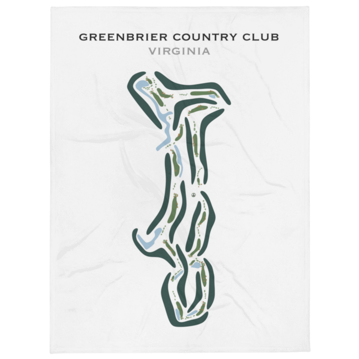 Greenbrier Country Club, Virginia - Printed Golf Courses