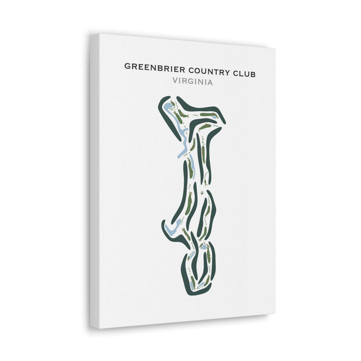 Greenbrier Country Club, Virginia - Printed Golf Courses