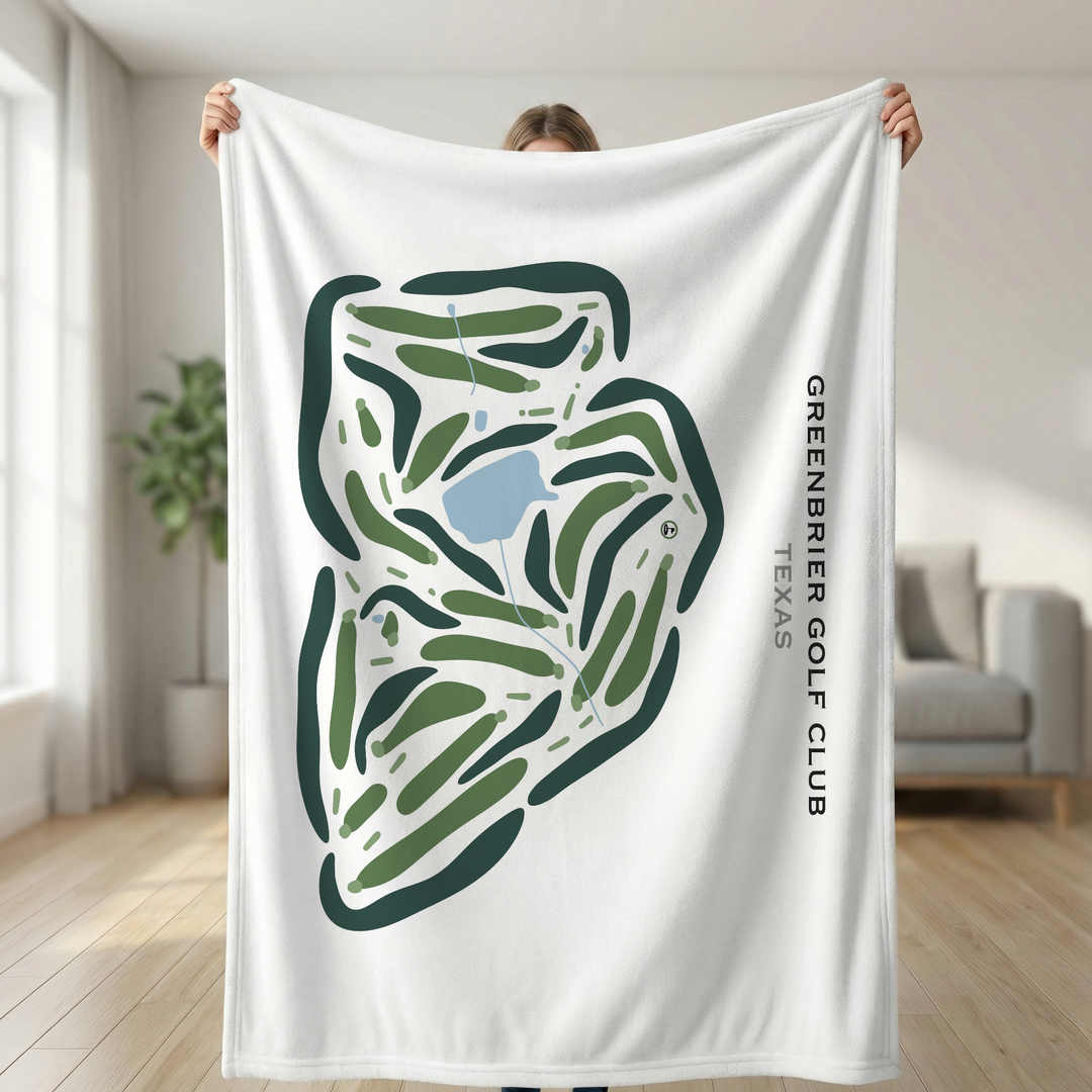 Greenbrier Golf Club, Texas - Printed Golf Courses