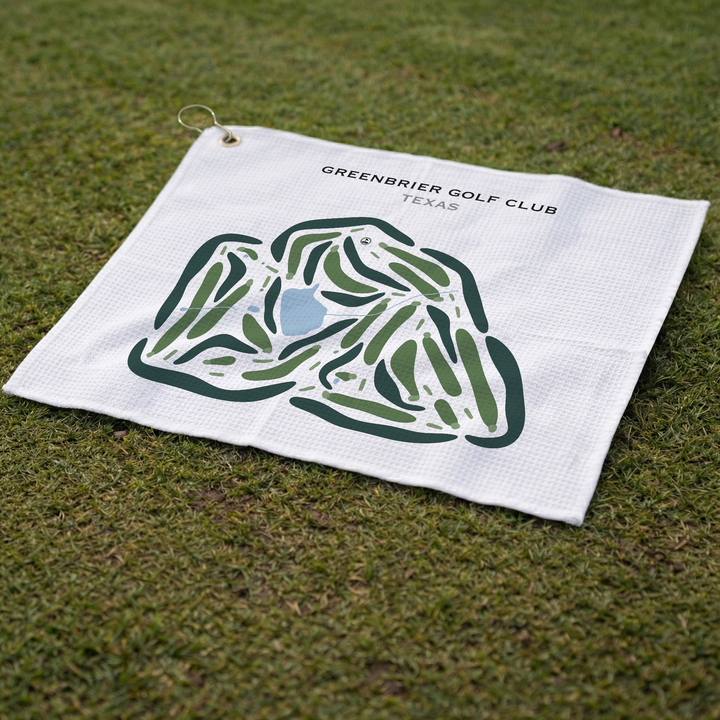 Greenbrier Golf Club, Texas - Printed Golf Courses