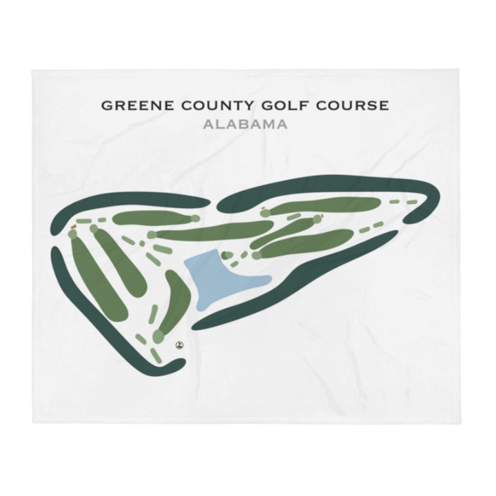 Greene County Golf Course, Alabama - Printed Golf Courses