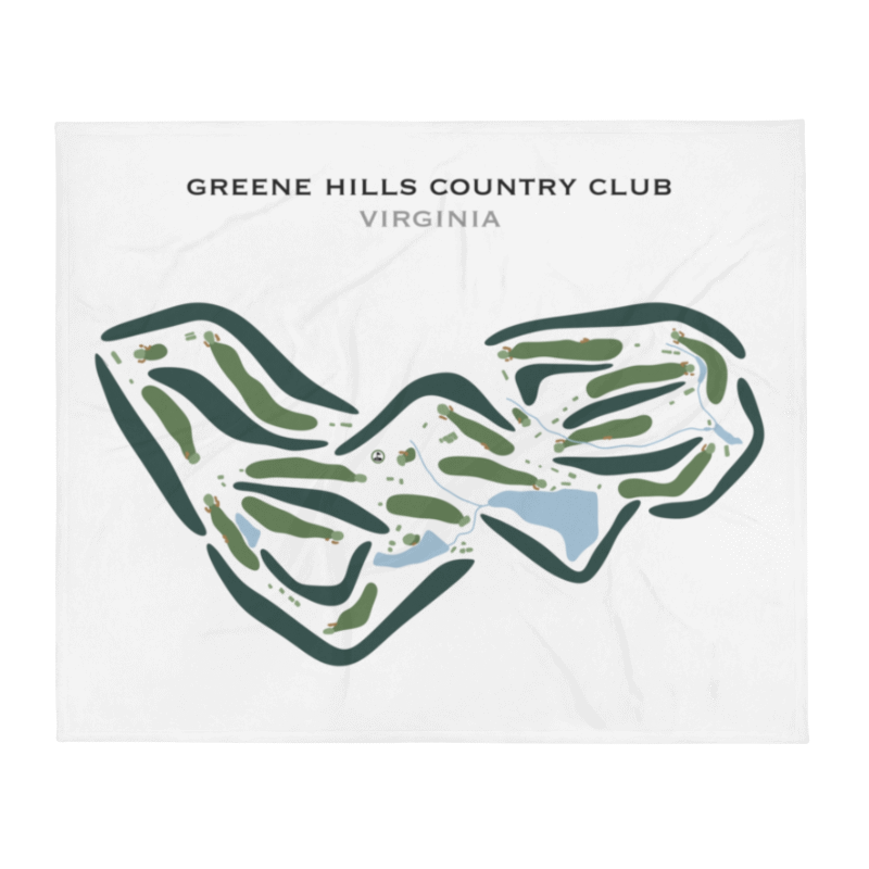 Greene Hills Country Club, Virginia - Printed Golf Courses