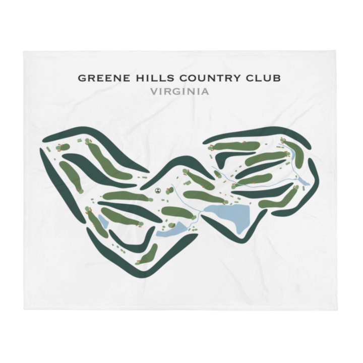 Greene Hills Country Club, Virginia - Printed Golf Courses