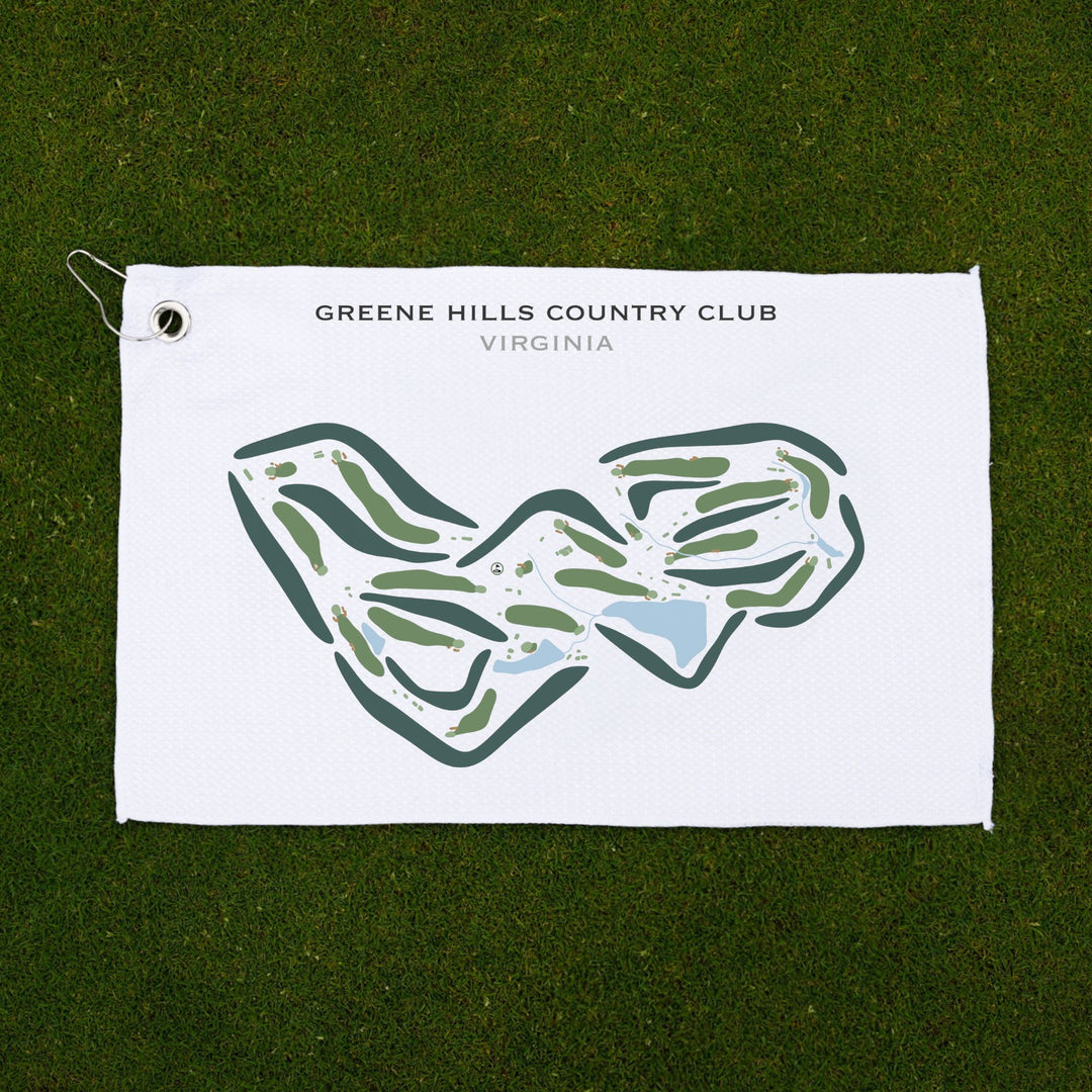 Greene Hills Country Club, Virginia - Printed Golf Courses