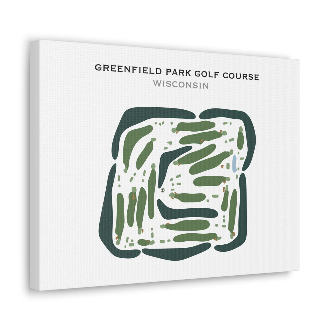 Greenfield Park Golf Course, Wisconsin - Printed Golf Courses