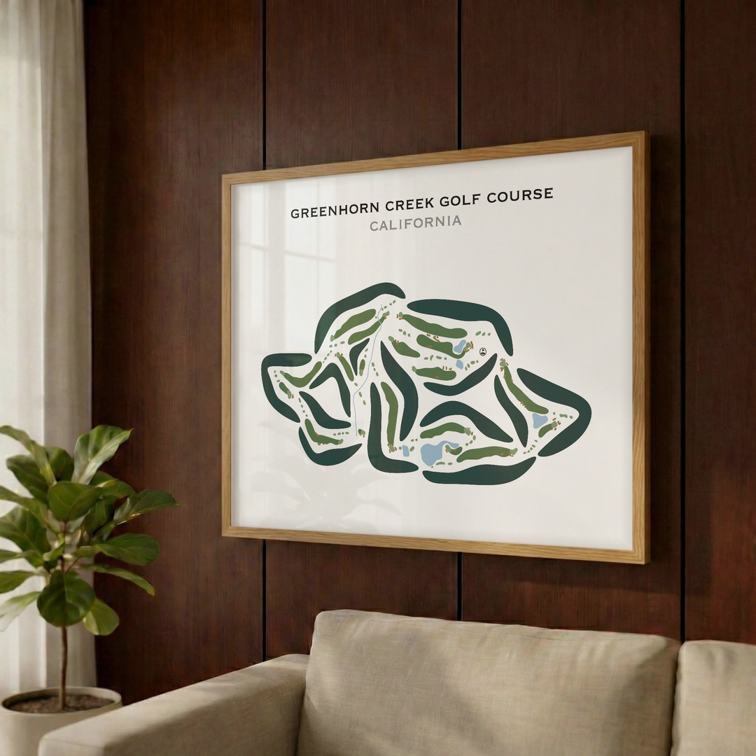 Greenhorn Creek Golf Course, California - Printed Golf Courses