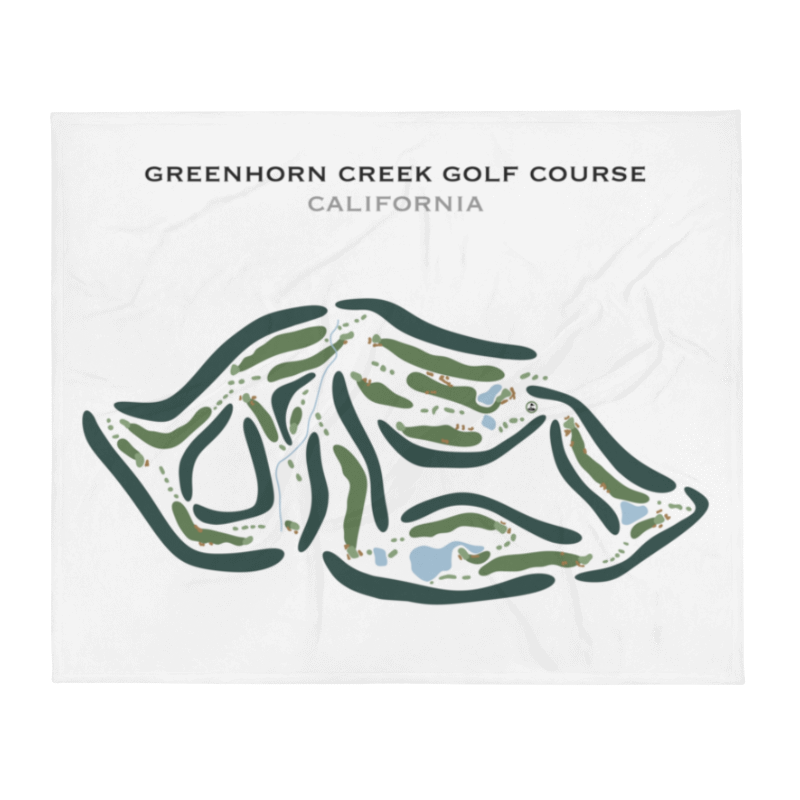 Greenhorn Creek Golf Course, California - Printed Golf Courses