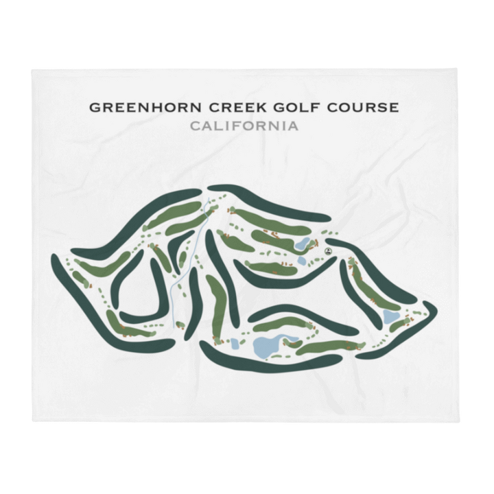 Greenhorn Creek Golf Course, California - Printed Golf Courses