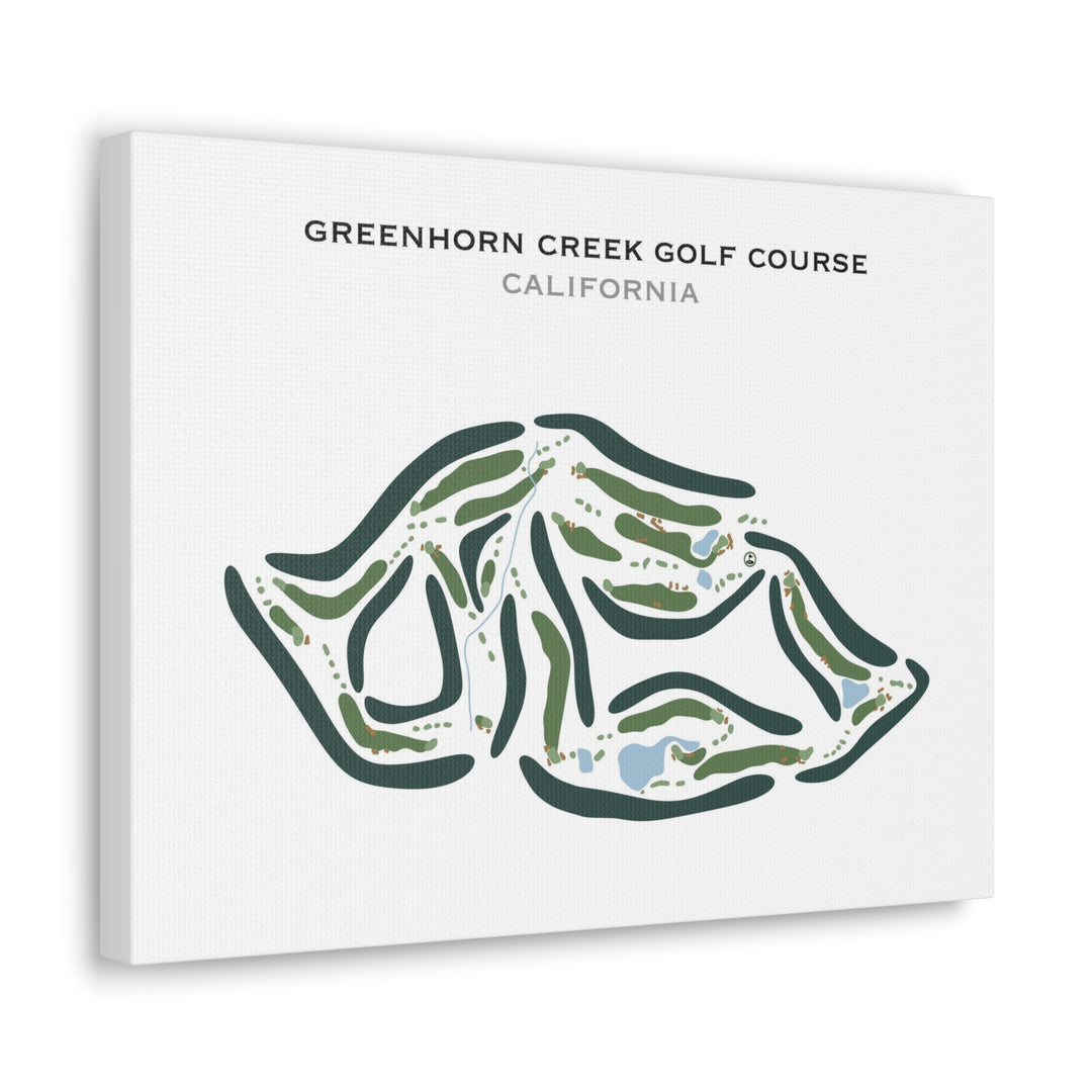 Greenhorn Creek Golf Course, California - Printed Golf Courses