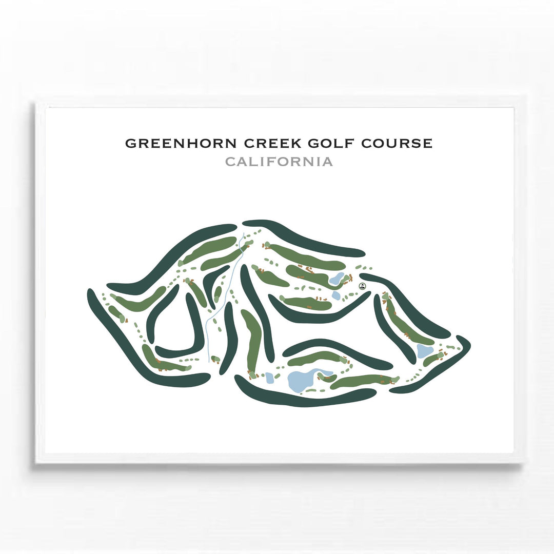 Greenhorn Creek Golf Course, California - Printed Golf Courses