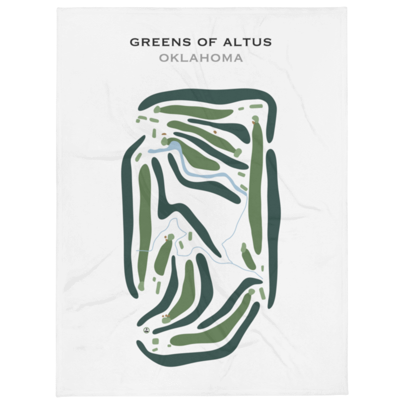 Greens of Altus, Oklahoma - Printed Golf Courses