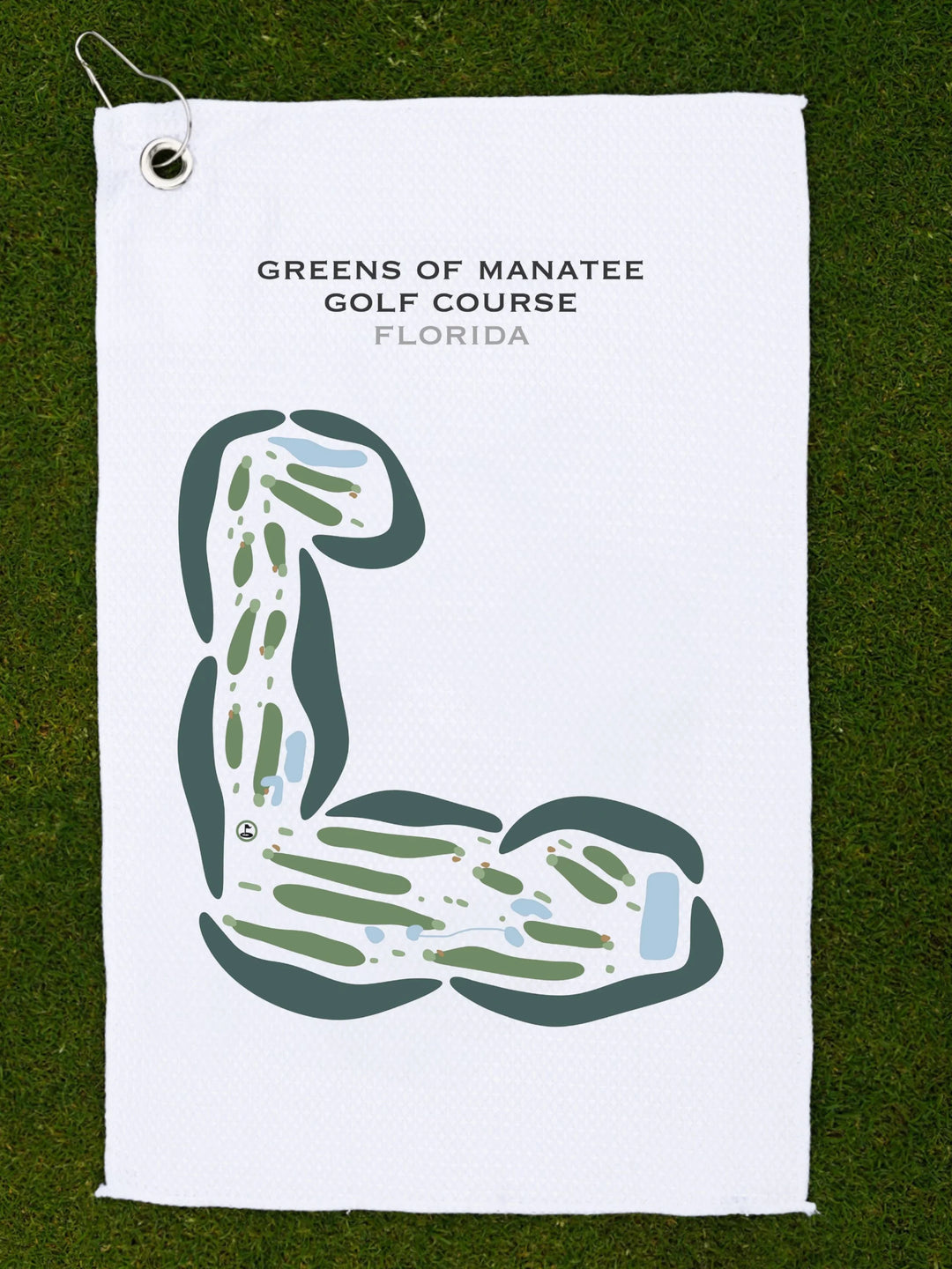 Greens of Manatee Golf Course, Florida - Printed Golf Courses