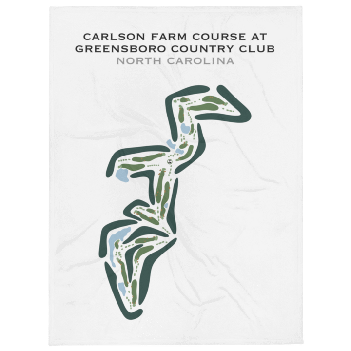 Greensboro Country Club - Carlson Farm Course, North Carolina - Printed Golf Courses