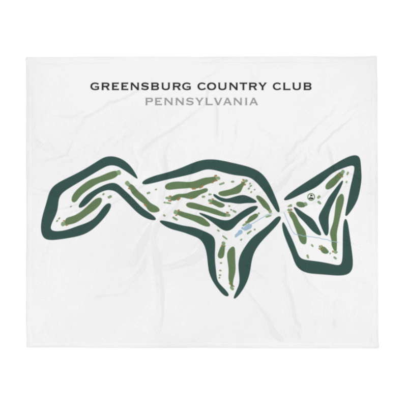 Greensburg Country Club, Pennsylvania - Printed Golf Courses