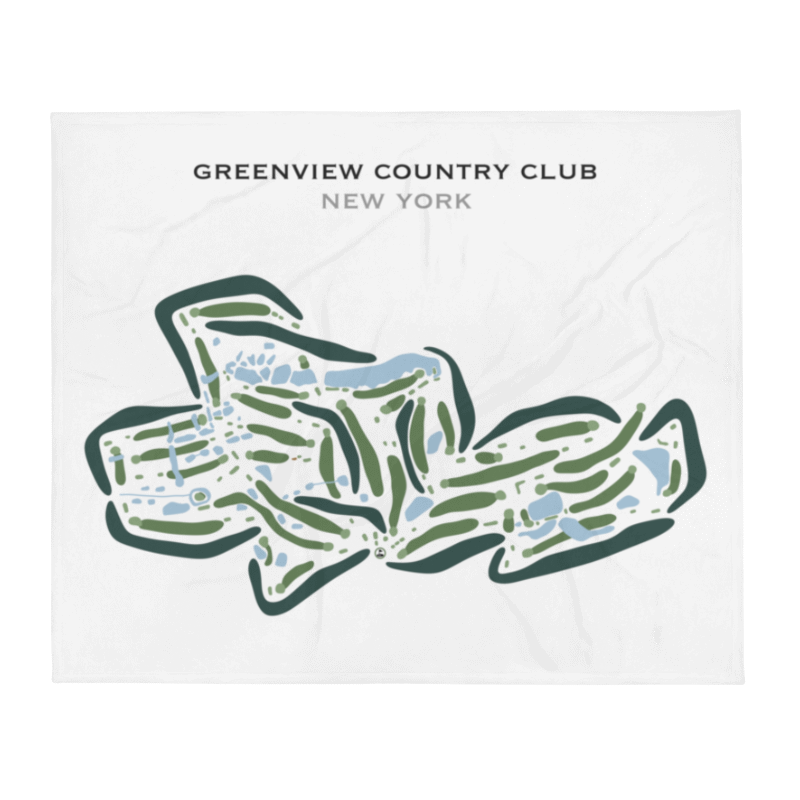 Greenview Country Club, New York - Printed Golf Courses