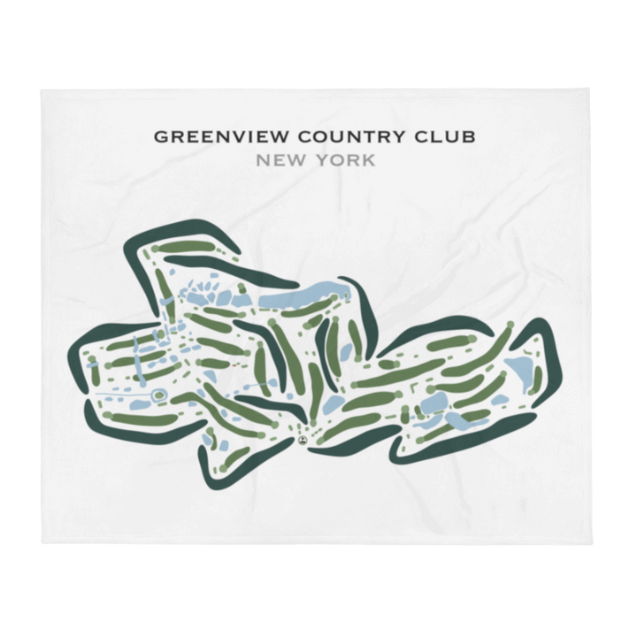 Greenview Country Club, New York - Printed Golf Courses