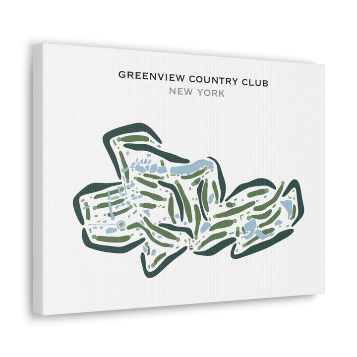 Greenview Country Club, New York - Printed Golf Courses