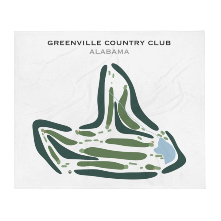 Greenville Country Club, Alabama - Printed Golf Courses
