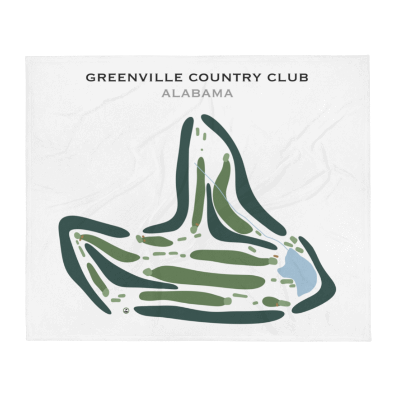 Greenville Country Club, Alabama - Printed Golf Courses