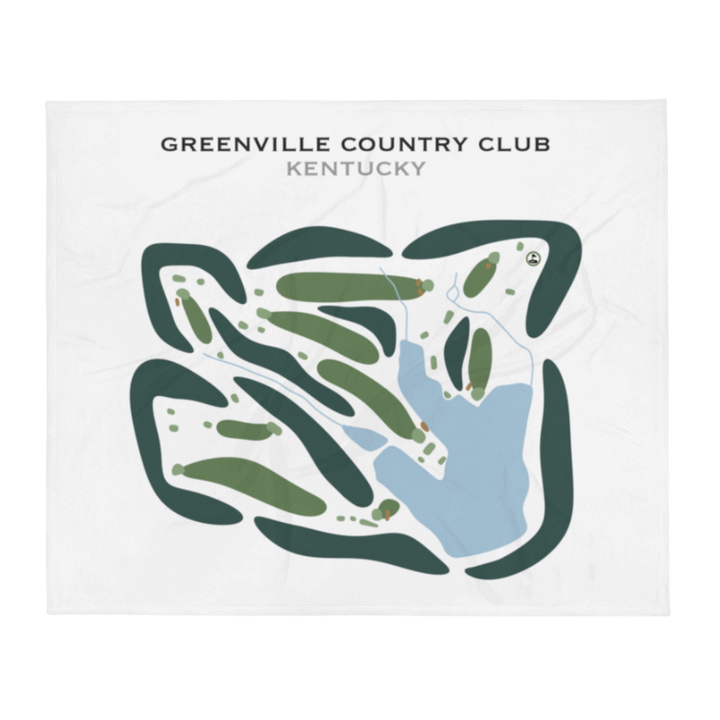 Greenville Country Club, Kentucky - Printed Golf Courses