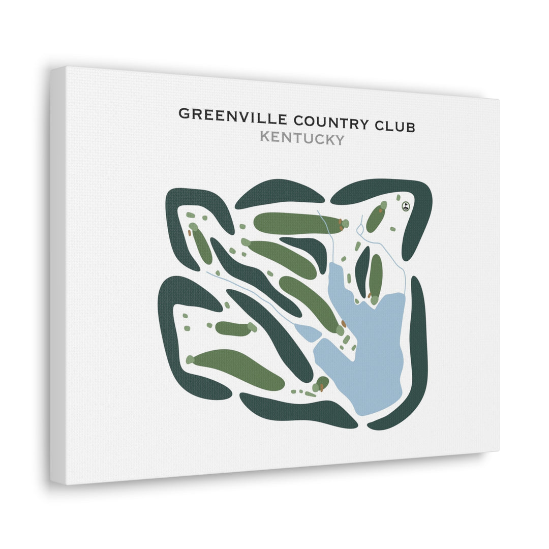Greenville Country Club, Kentucky - Printed Golf Courses